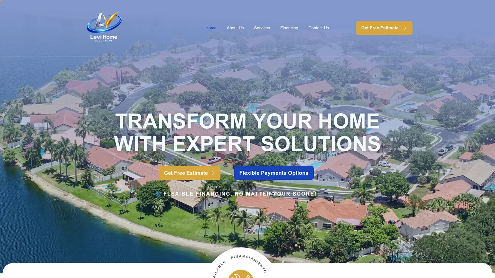 Levi Home Solutions — Website + Lead Gen